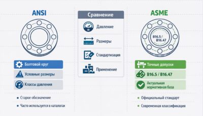 Как отличить фланец ANSI/ASME Как отличить фланец ANSI/ASME?